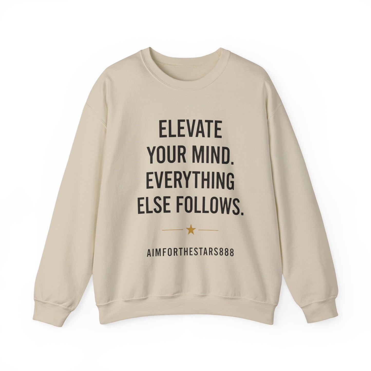 Elevate Your Mind Women's Inspirational Crewneck Sweatshirt