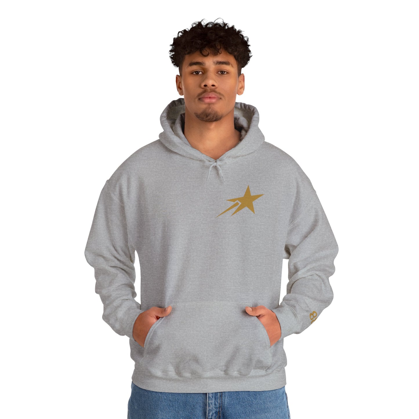 Courage Over Comfort Men's Heavyweight Graphic Hoodie
