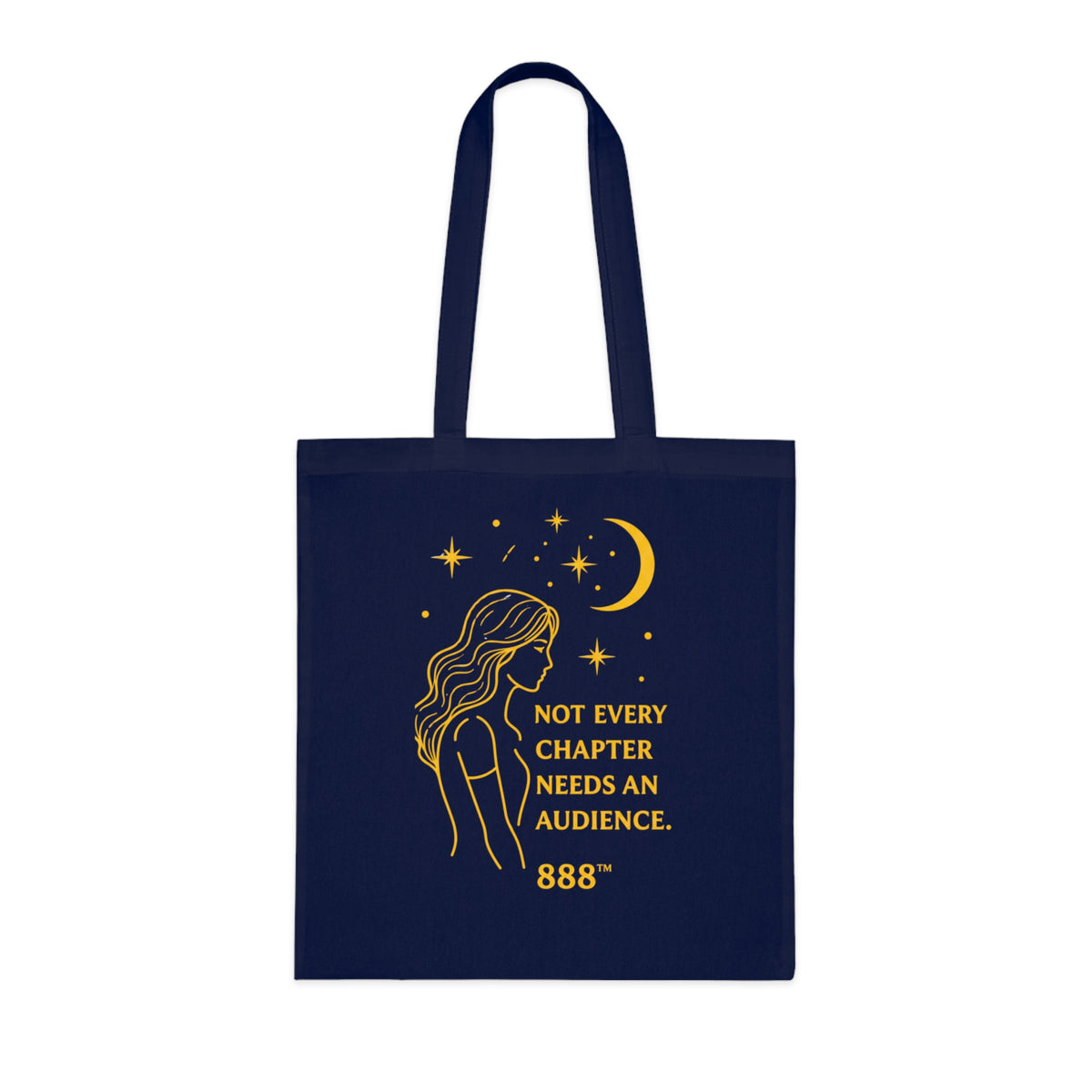 Tote Bag — "Guard Your Peace, Protect Your Energy" / "Not Every Chapter Needs An Audience" Inspirational Cotton Tote