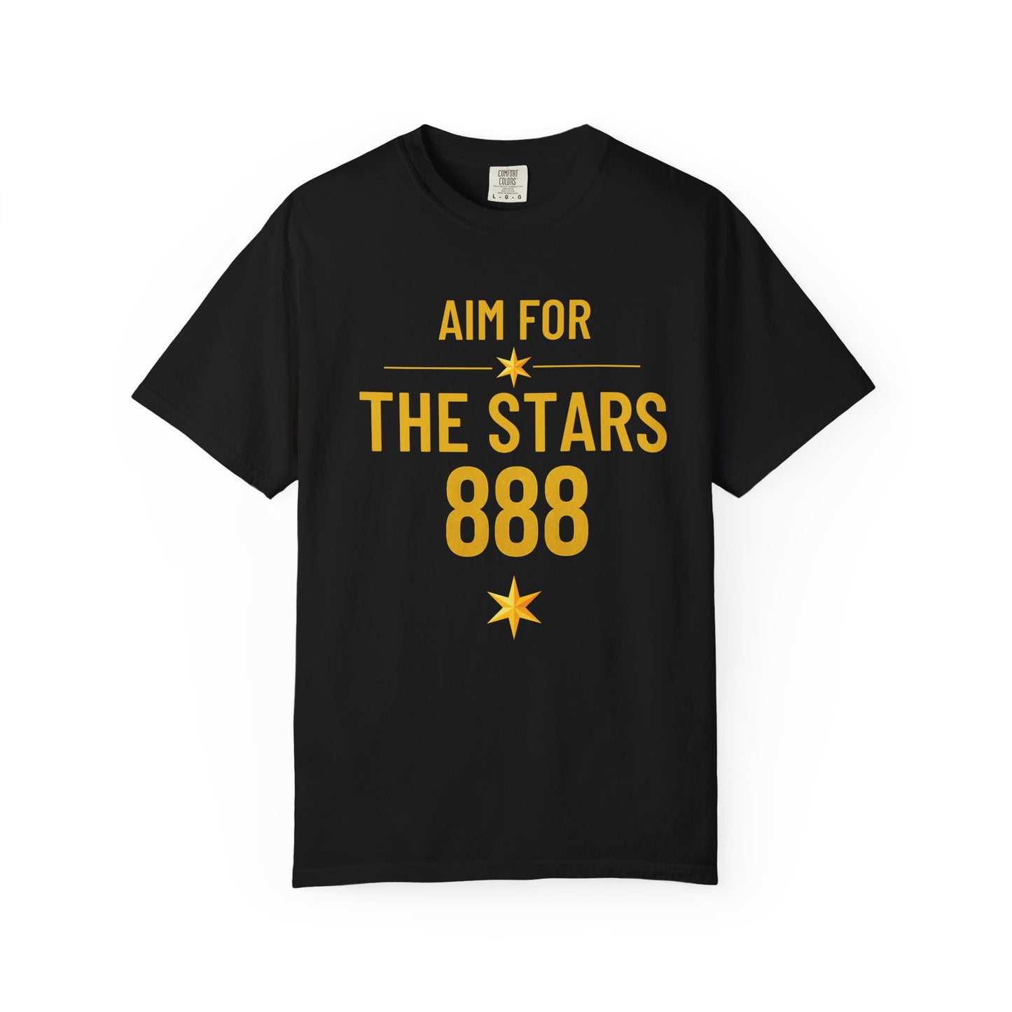 Aim For The Stars Men’s Black Edition T-Shirt — "Your Only Limit Is The Standard You Set"