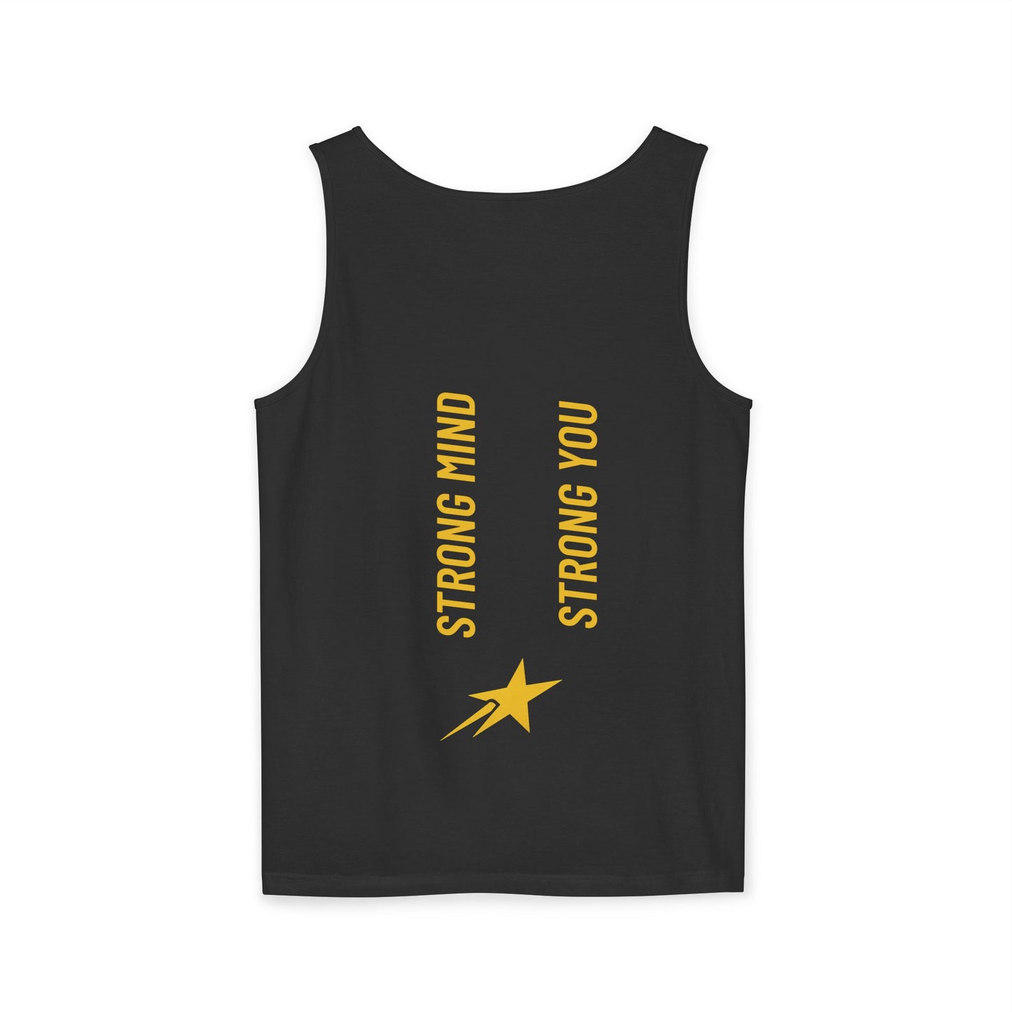 Aim For The Stars Men Black Edition Tank — Inspirational “Strong Mind, Strong You” Workout Athletic Tank