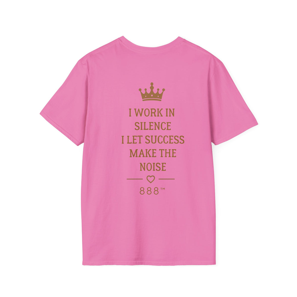 Aim for the Stars Women’s Graphic Tee — I Work in Silence, I Let Success Make the Noise no
