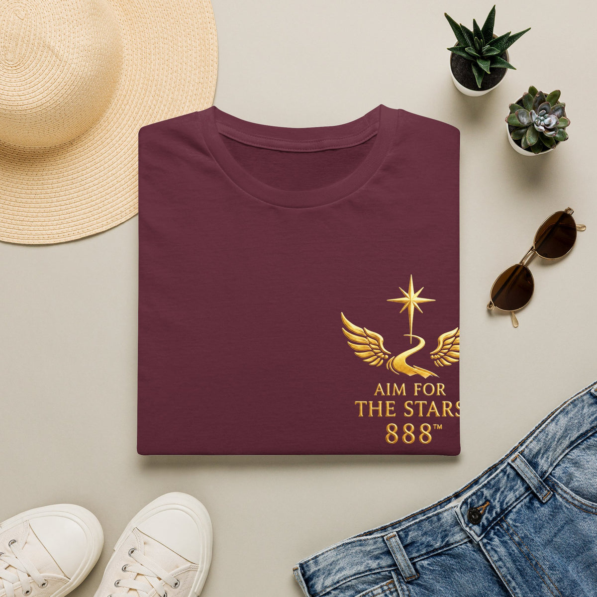 Aim for the Stars Women’s Graphic Tee — She Believed She Could, So She Did, Now She Lifts Others