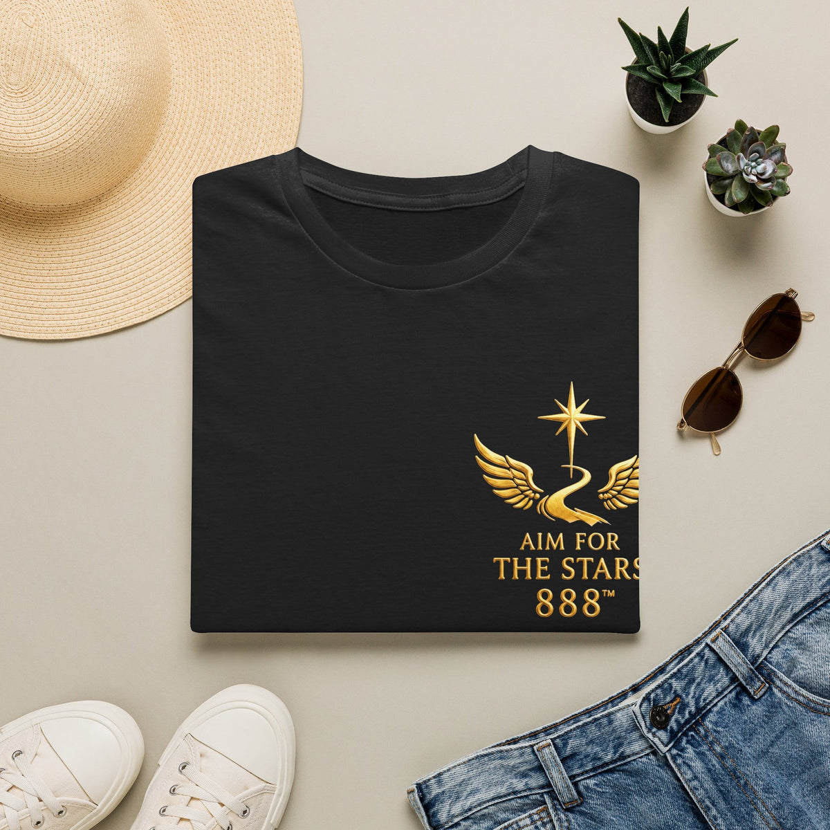 Aim for the Stars Women’s Graphic Tee — Protect My Energy, Guard My Time, Elevate My Life
