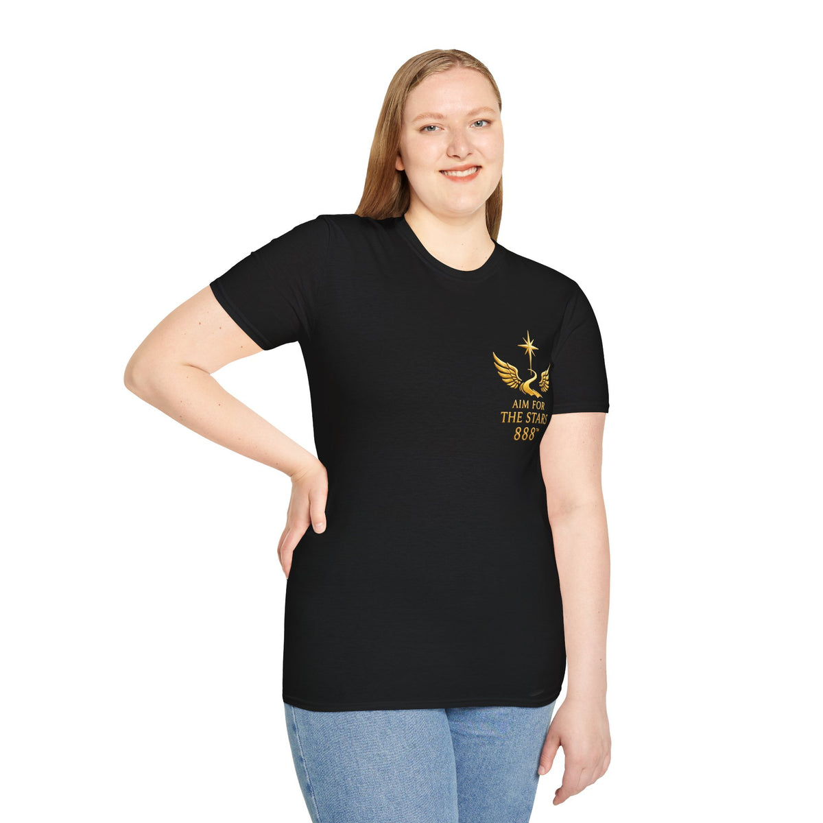 Aim for the Stars Women’s Graphic Tee — Protect My Energy, Guard My Time, Elevate My Life