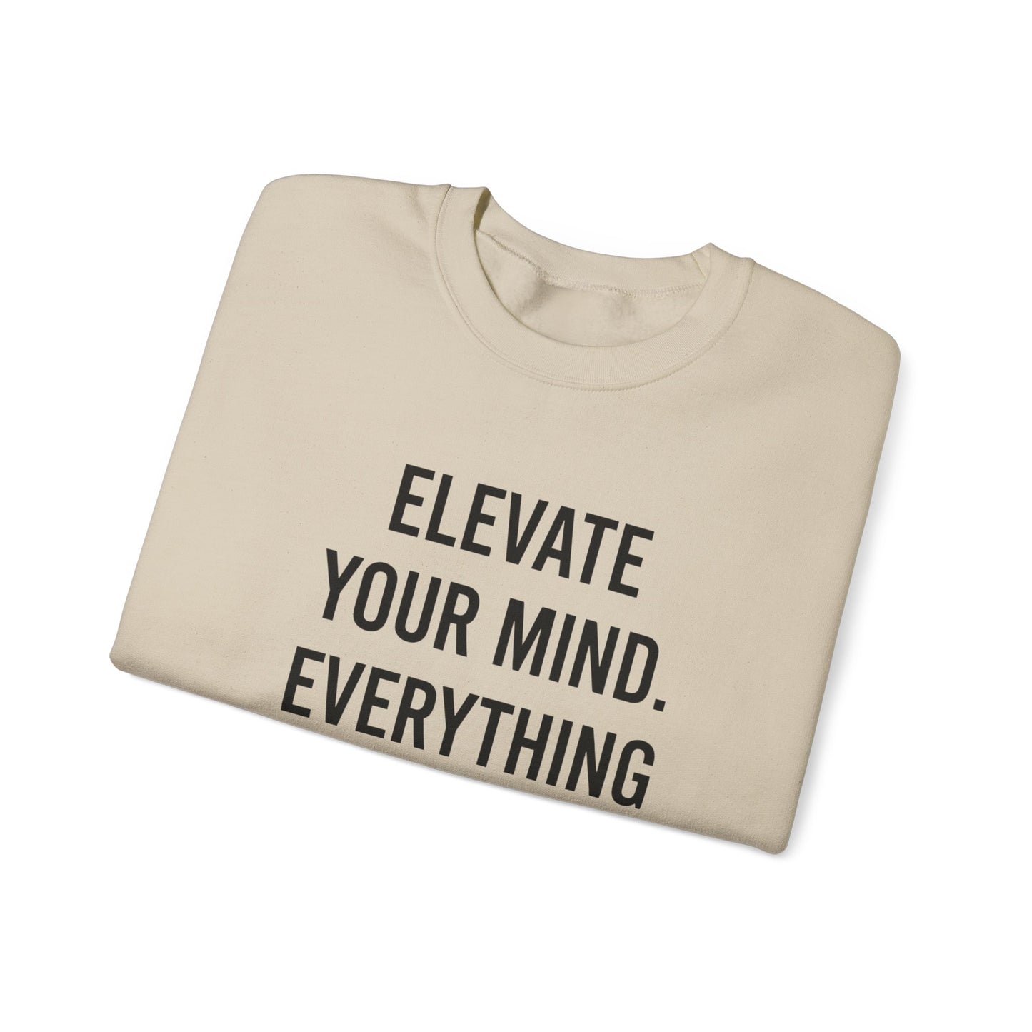 Elevate Your Mind Women's Inspirational Crewneck Sweatshirt