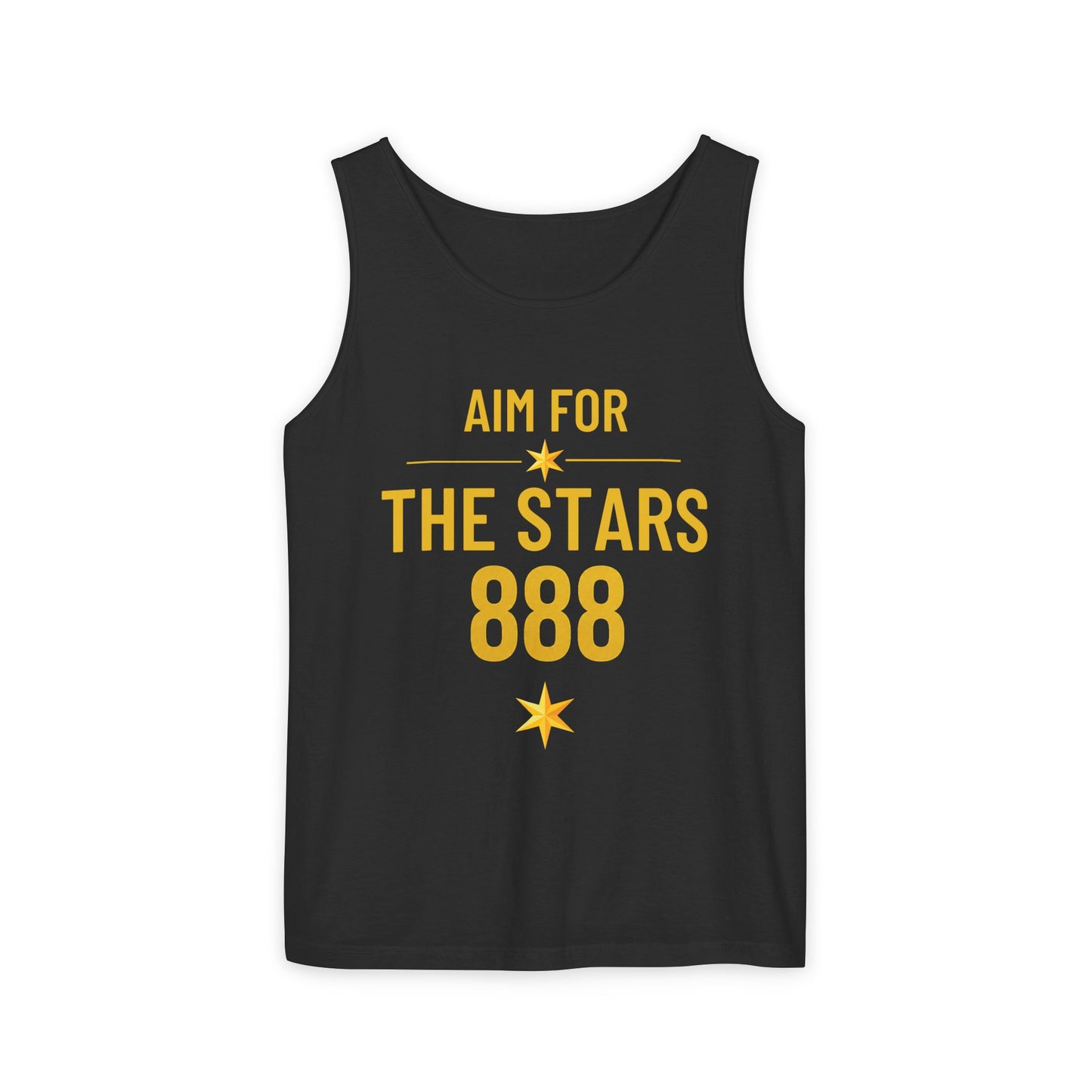 Aim For The Stars Men Black Edition Tank — Inspirational “Strong Mind, Strong You” Workout Athletic Tank