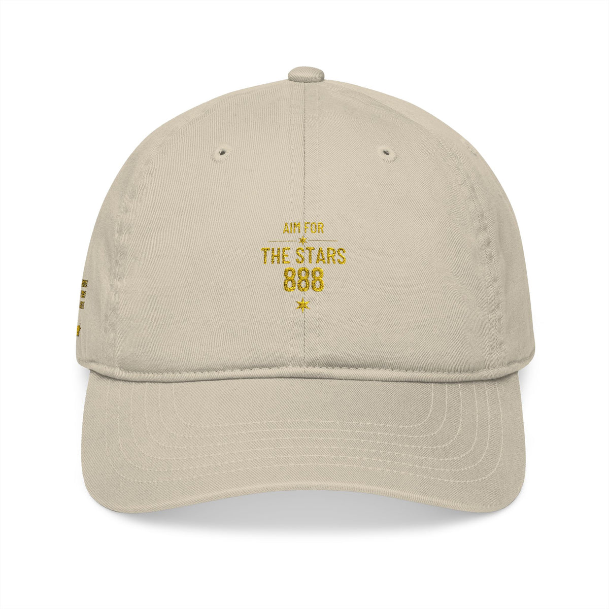 Embroidered Aim for the Stars Women’s Organic Baseball Cap - Dream It Plan It Live It  Motivational Cap