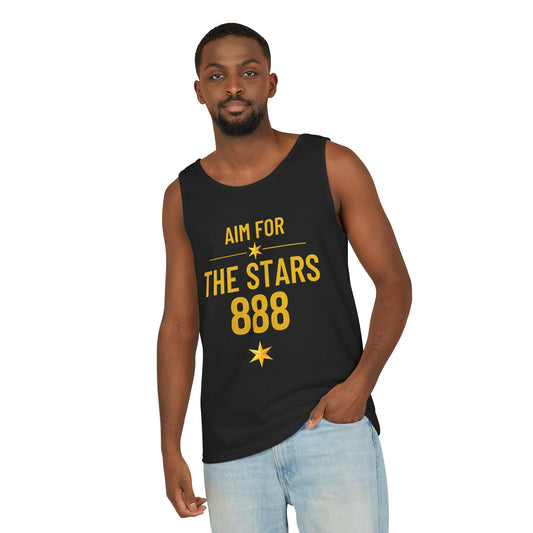 Aim For The Stars Men Black Edition Tank — Inspirational “Strong Mind, Strong You” Workout Athletic Tank