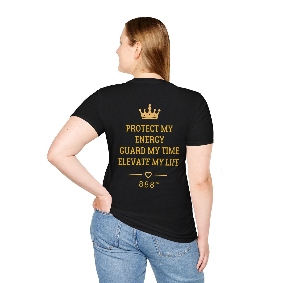 Aim for the Stars Women’s Graphic Tee — Protect My Energy, Guard My Time, Elevate My Life