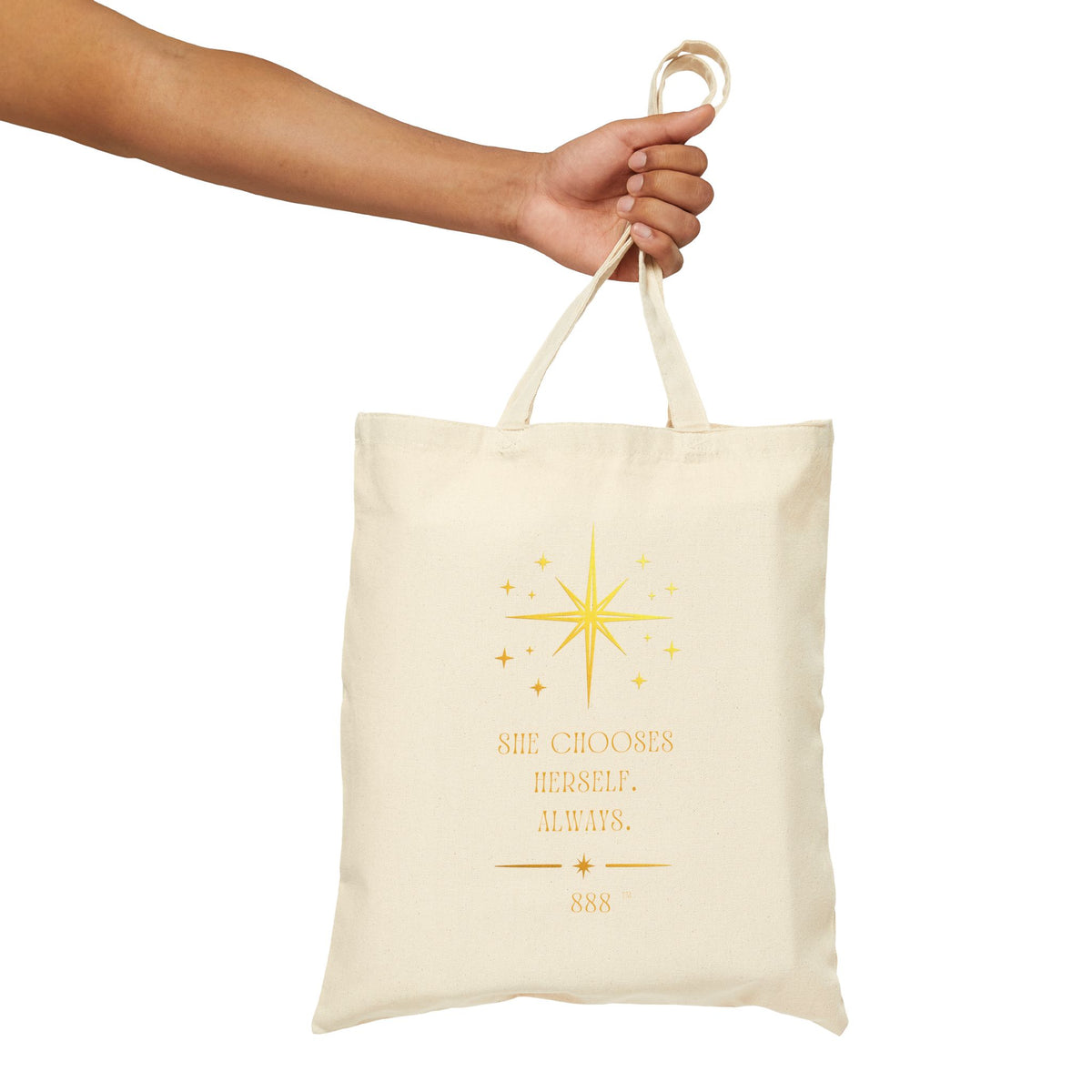 AFTS888 Women’s Tote Bag — Queen Energy, Boundaries Set Motivational Quote Tote