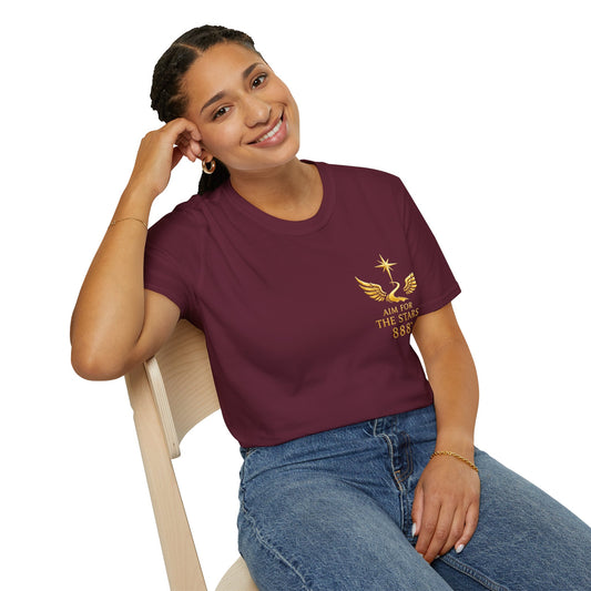 Aim for the Stars Women’s Graphic Tee — She Believed She Could, So She Did, Now She Lifts Others