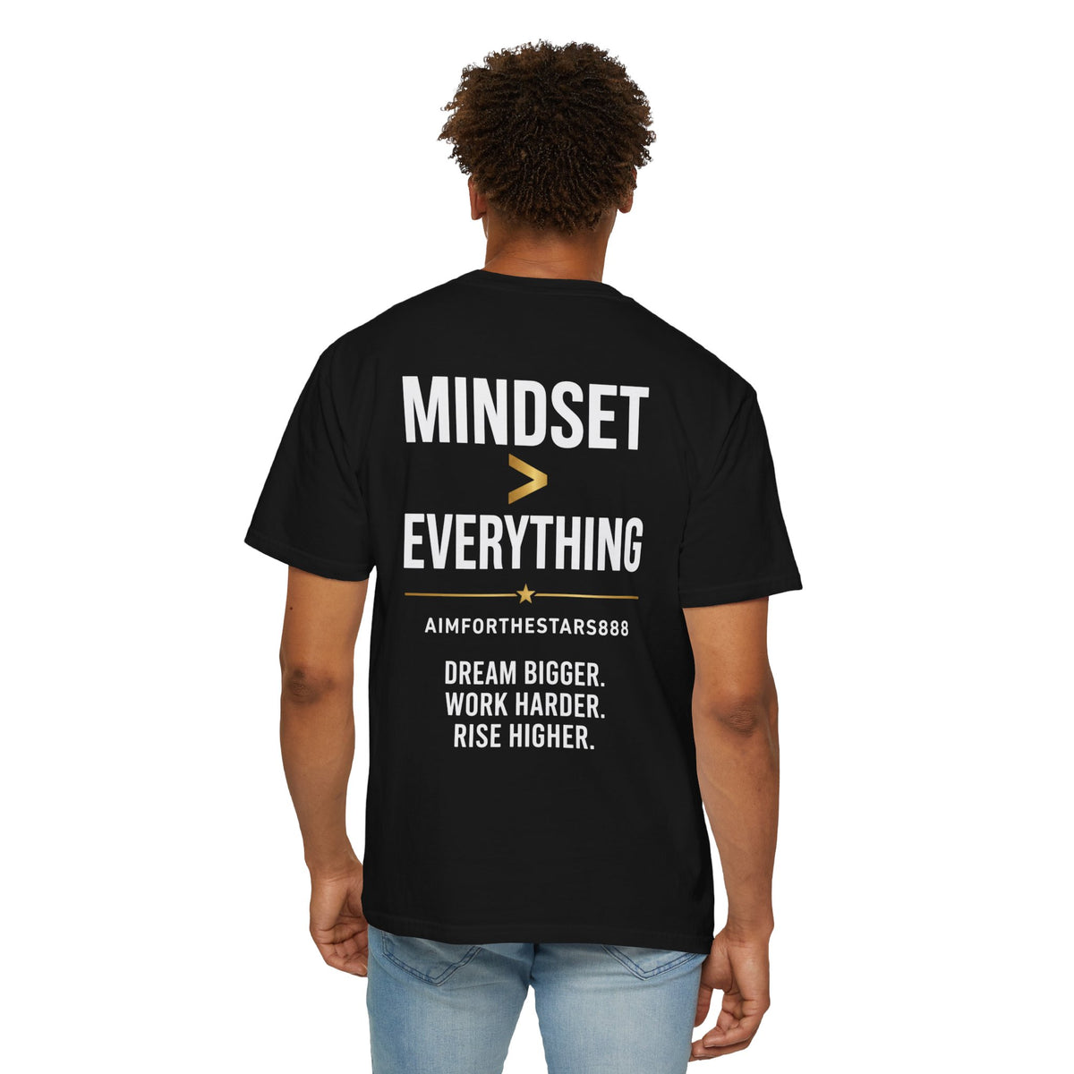 Mindset Is Everything Men's Motivational T Shirt