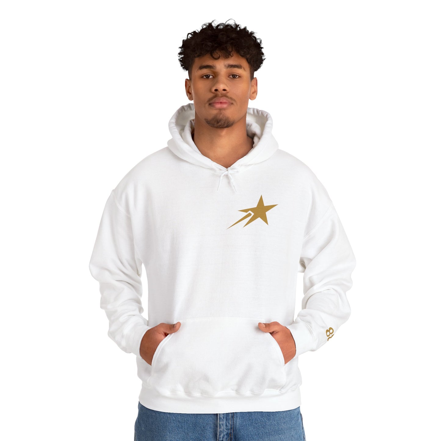 Courage Over Comfort Men's Heavyweight Graphic Hoodie