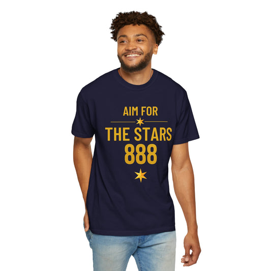 Aim For The Stars Men’s Navy Edition T-Shirt — "One Life Endless Possibilities"