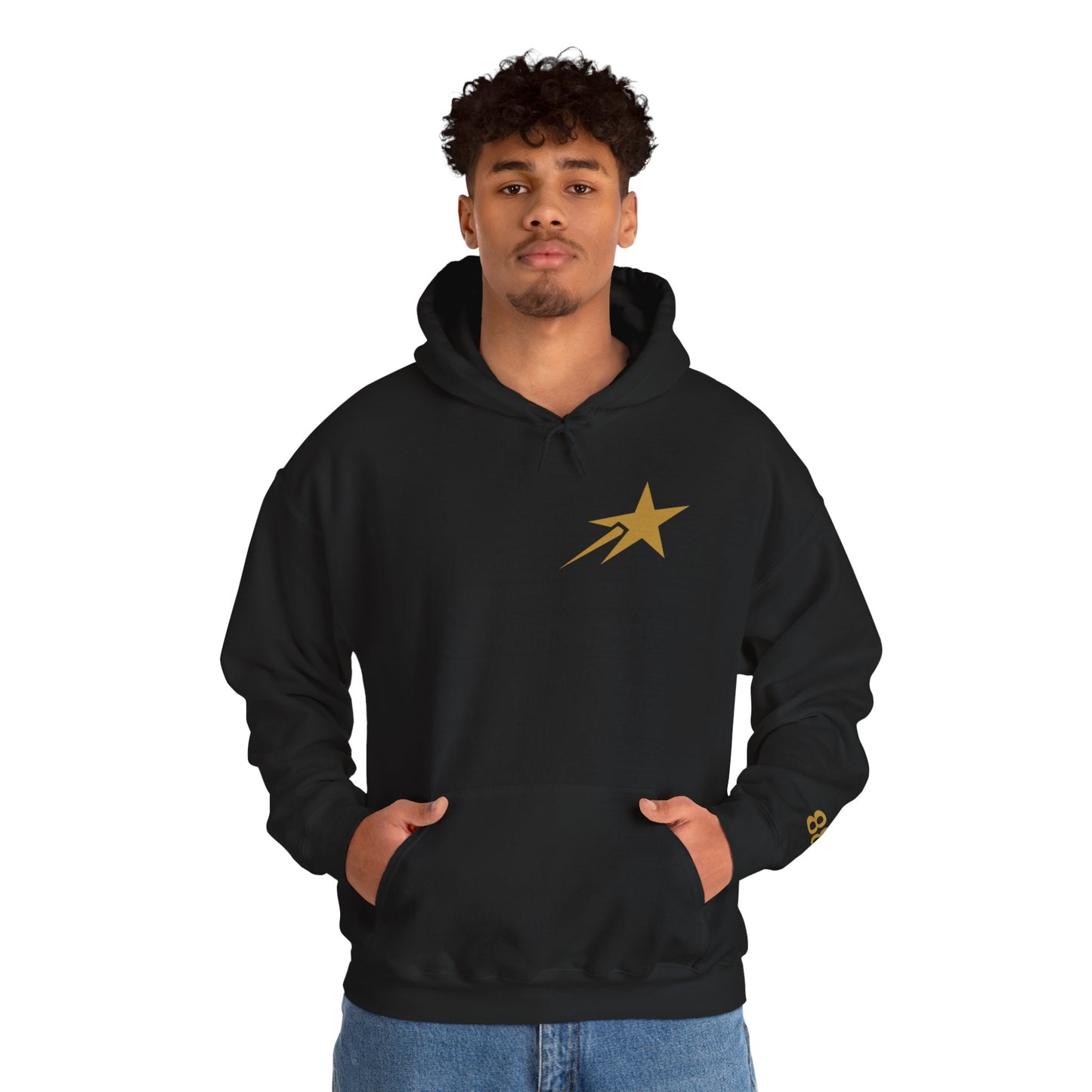 Courage Over Comfort Men's Heavyweight Graphic Hoodie