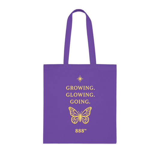 AFTS888 Women’s Tote Bag — Growing, Glowing, Going in My Era I Choose Me