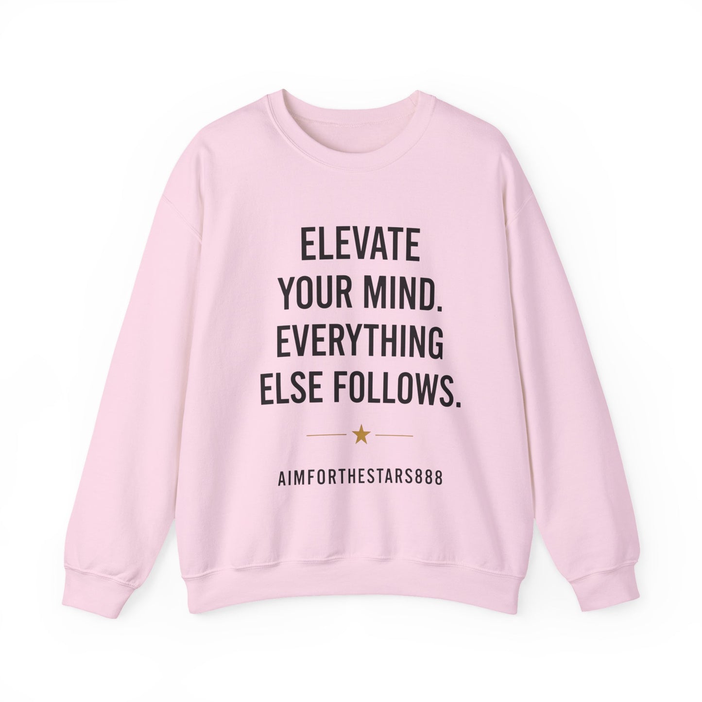 Elevate Your Mind Women's Inspirational Crewneck Sweatshirt