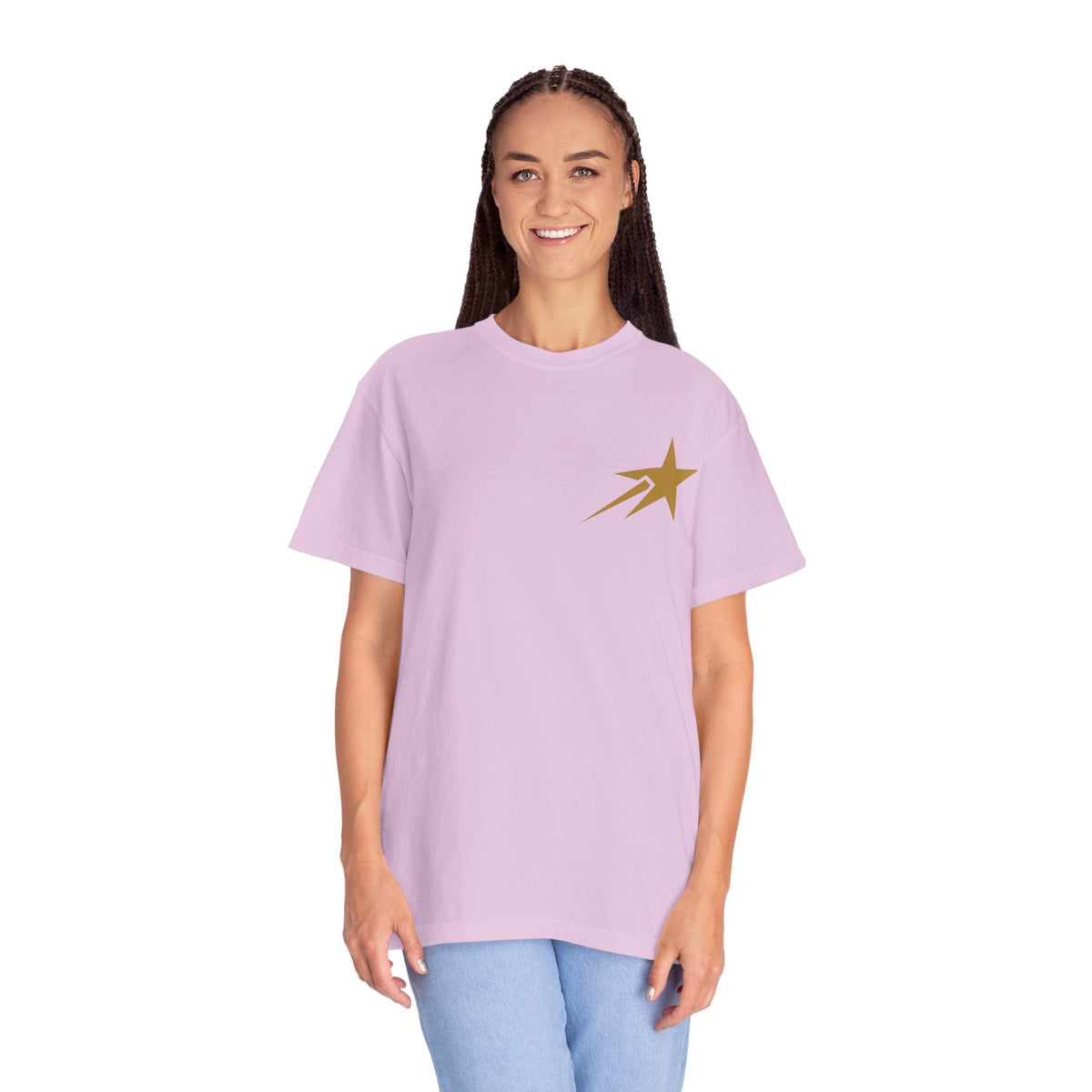 I Rise Above Women's Inspirational Graphic T Shirt | Motivational Success Mindset Tee | Empowering Streetwear | Aim For The Stars 888