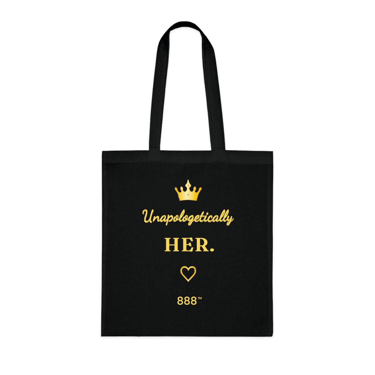 AFTS888 Women’s Cotton Tote Bag — Unapologetically Her, Inspirational Women’s Motivational Tote