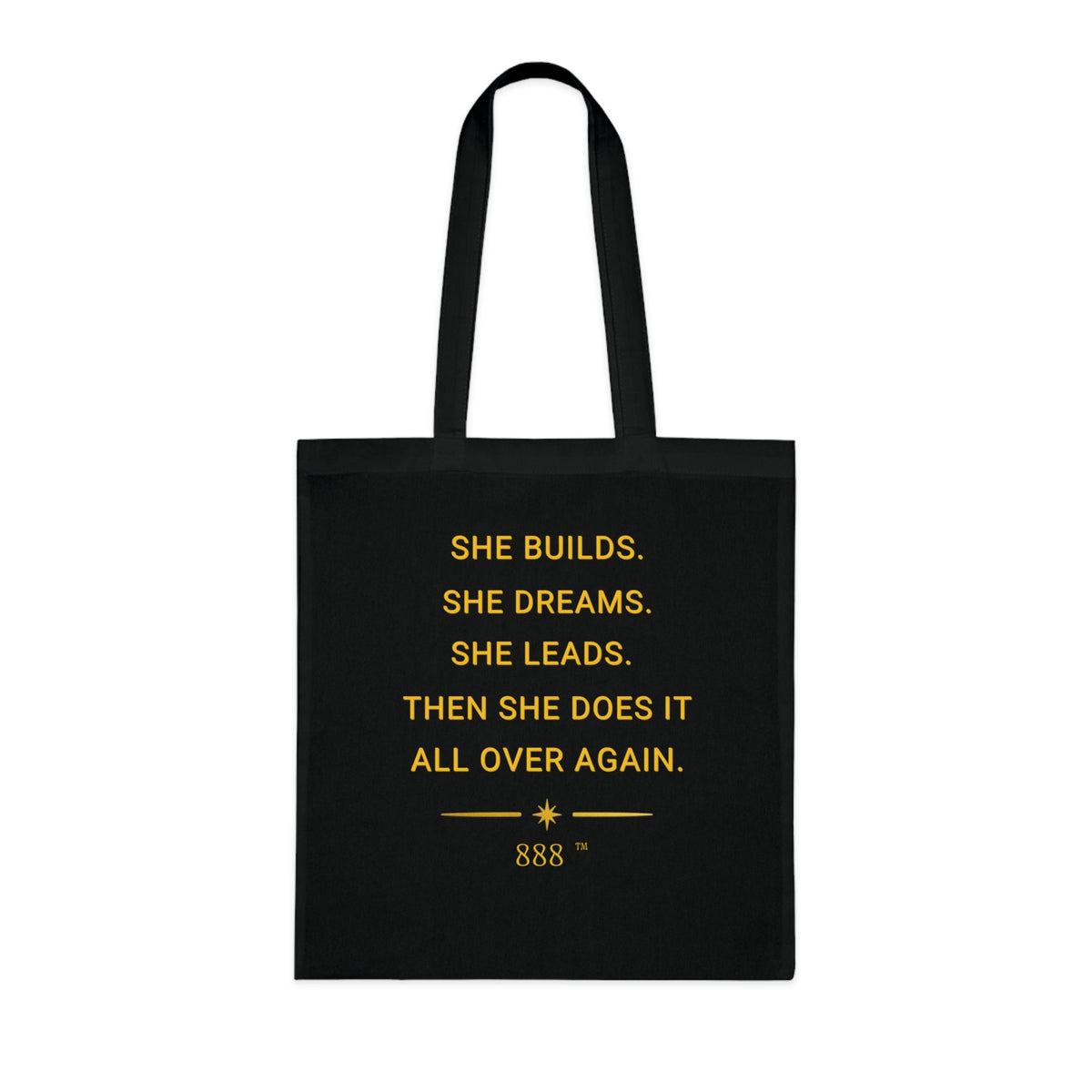 AFTS888 Women’s Cotton Tote Bag — Unapologetically Her, Inspirational Women’s Motivational Tote