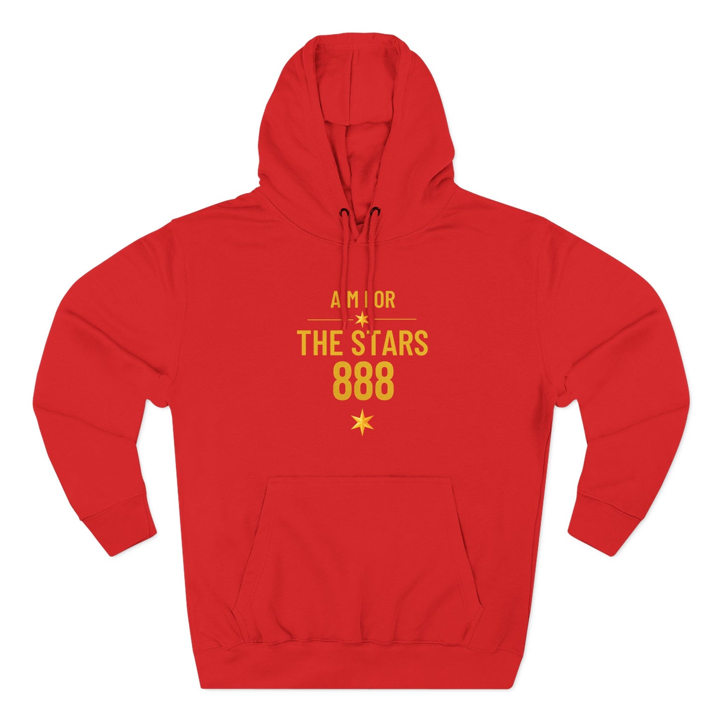 Aim For The Stars Men Red Hoodie — Motivational “Your Future Is Worth the Work You Do Today” Fleece Hoodie