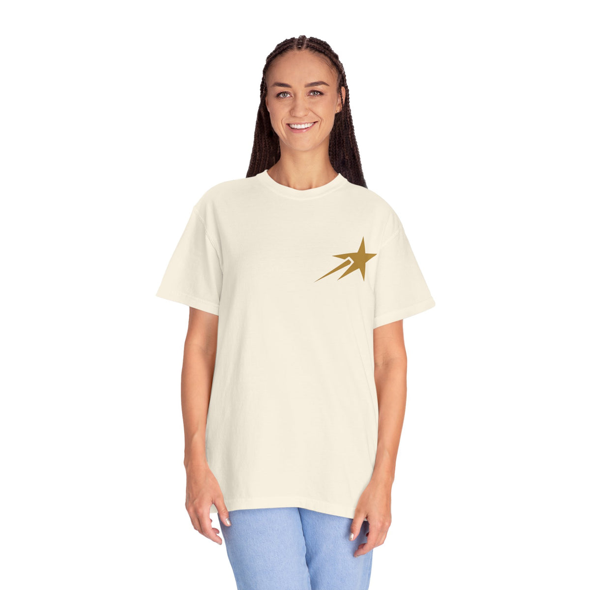I Rise Above Women's Inspirational Graphic T Shirt | Motivational Success Mindset Tee | Empowering Streetwear | Aim For The Stars 888