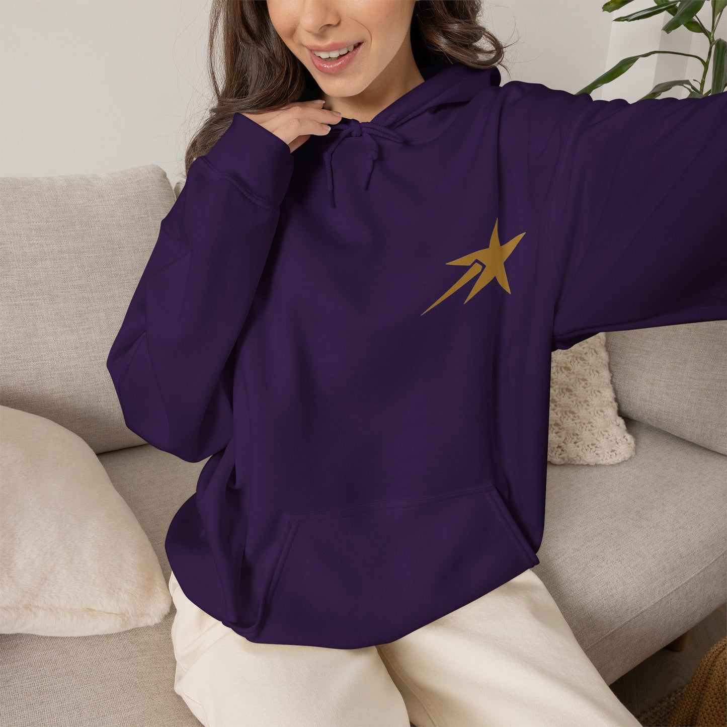 Confidence Is My Superpower Hoodie — AimForTheStars Motivational Star Hoodie