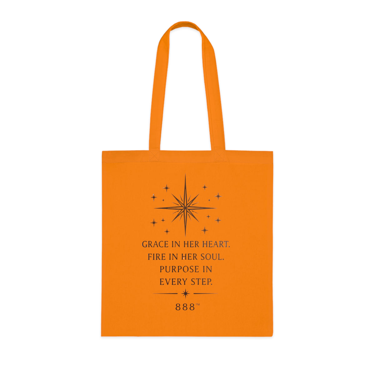 AFTS888 Women’s Tote Bag — Grace in Her Heart Motivational Quote Tote