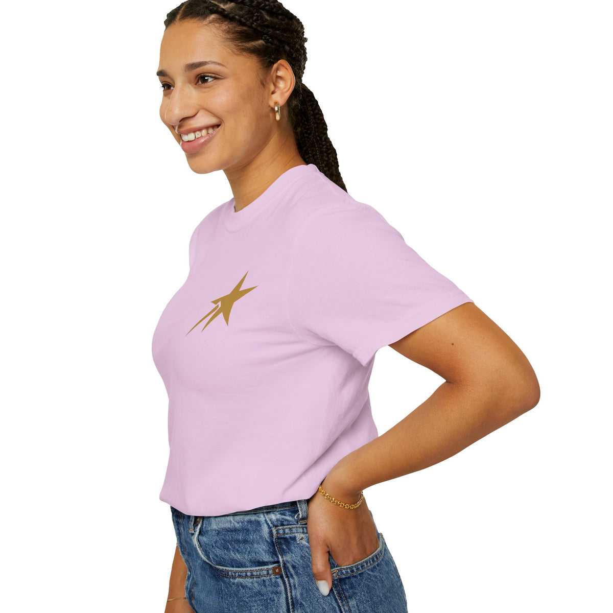 I Rise Above Women's Inspirational Graphic T Shirt | Motivational Success Mindset Tee | Empowering Streetwear | Aim For The Stars 888