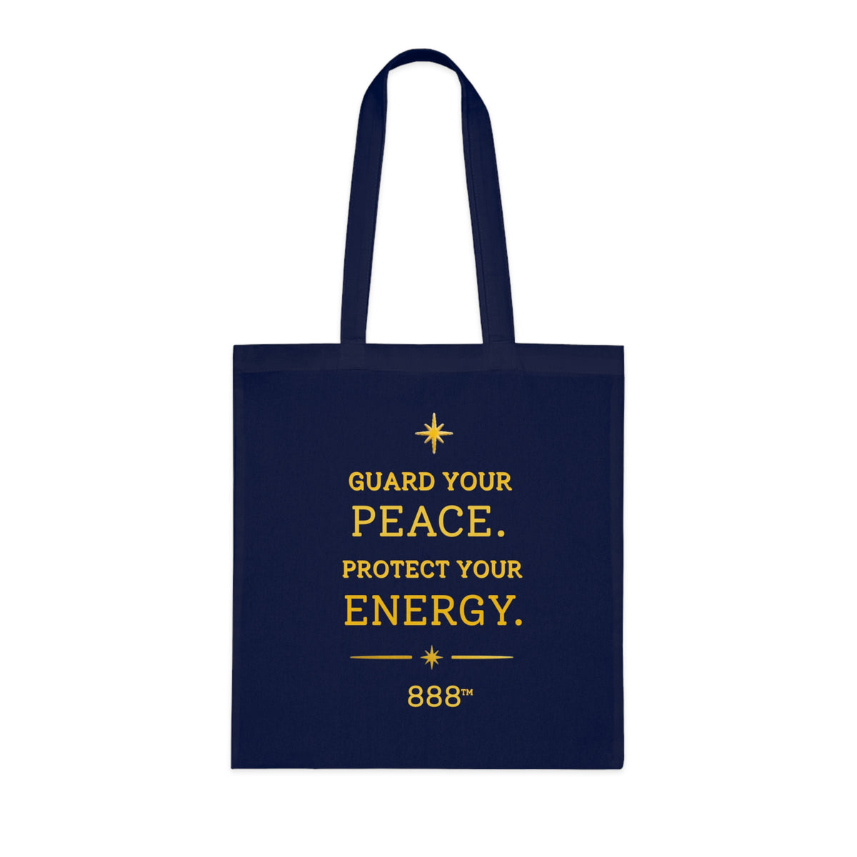 Tote Bag — "Guard Your Peace, Protect Your Energy" / "Not Every Chapter Needs An Audience" Inspirational Cotton Tote