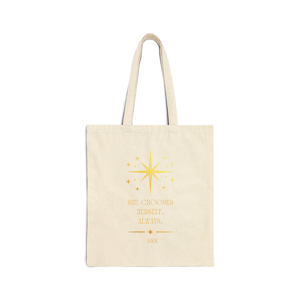 AFTS888 Women’s Tote Bag — Queen Energy, Boundaries Set Motivational Quote Tote