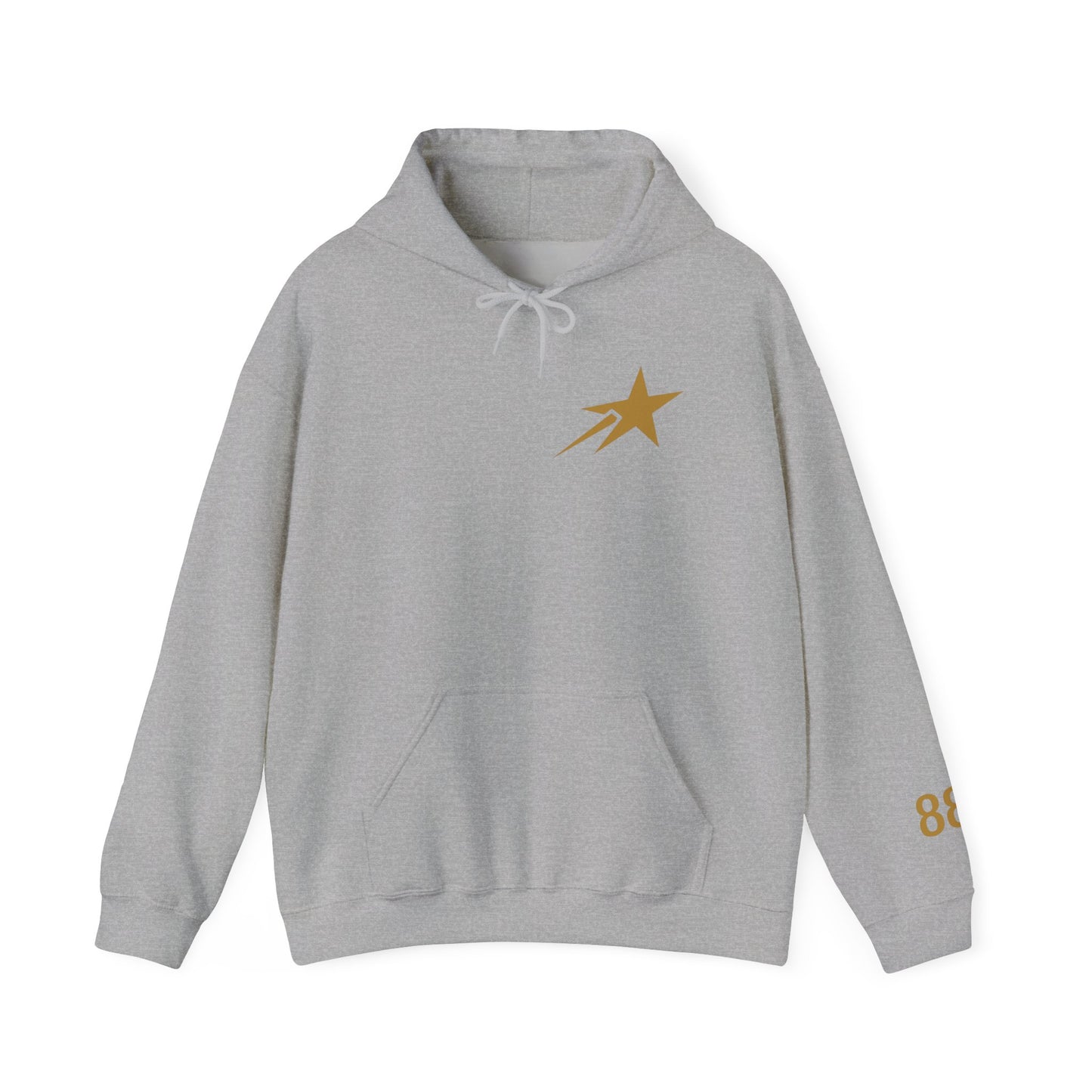 Courage Over Comfort Men's Heavyweight Graphic Hoodie