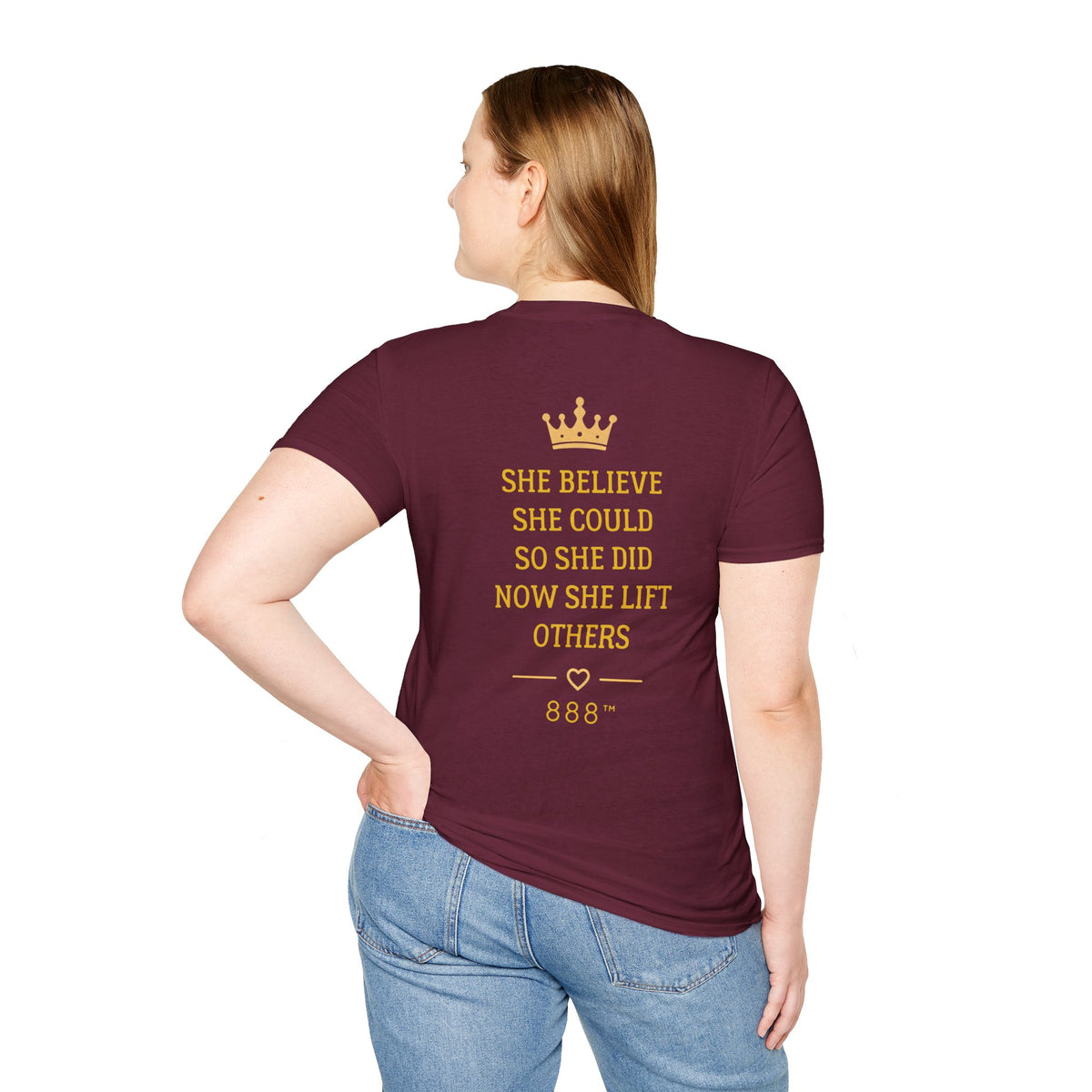 Aim for the Stars Women’s Graphic Tee — She Believed She Could, So She Did, Now She Lifts Others